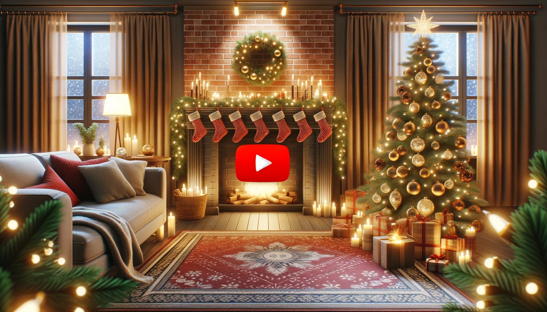 festive holiday decor image