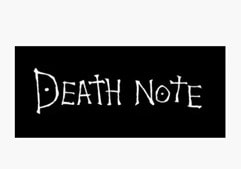 death note schriftart