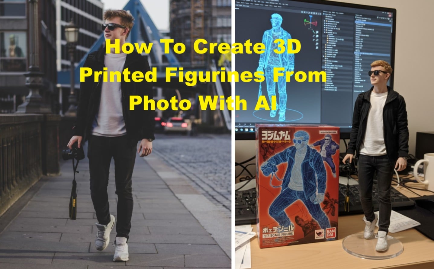 3d printed figurines from a photo