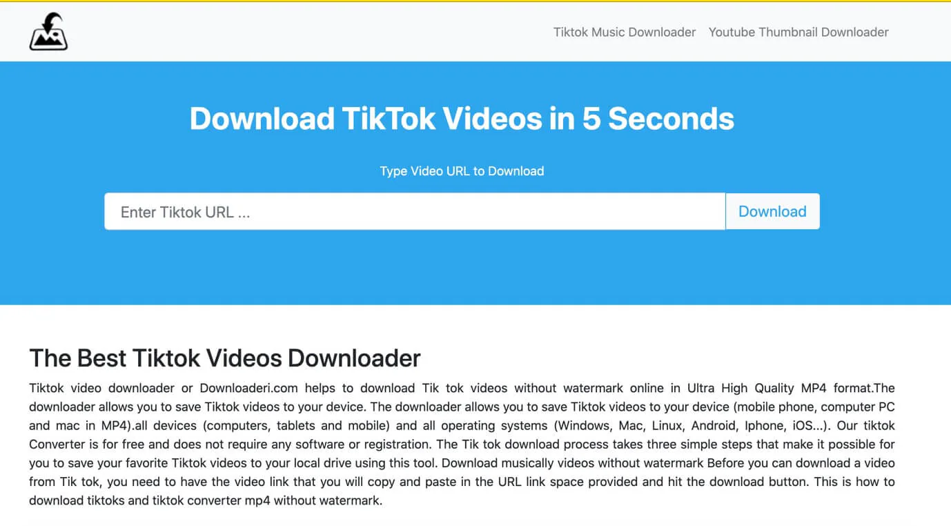 download any tiktok video