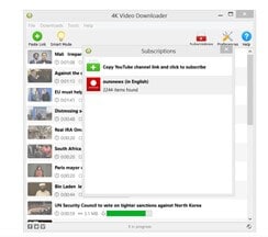 4k video downloader pour télécharger des vidéos en ligne
