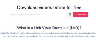 link web video downloader