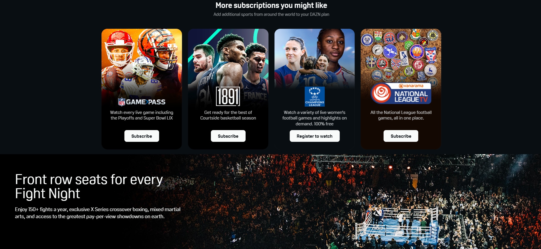 DAZN free sports streaming app