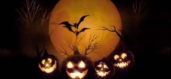 scary halloween gif