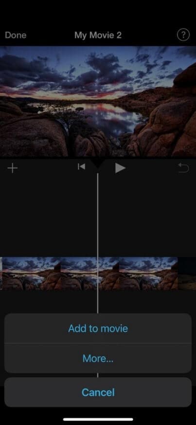 how to get pictures from icloud folder to imovie
