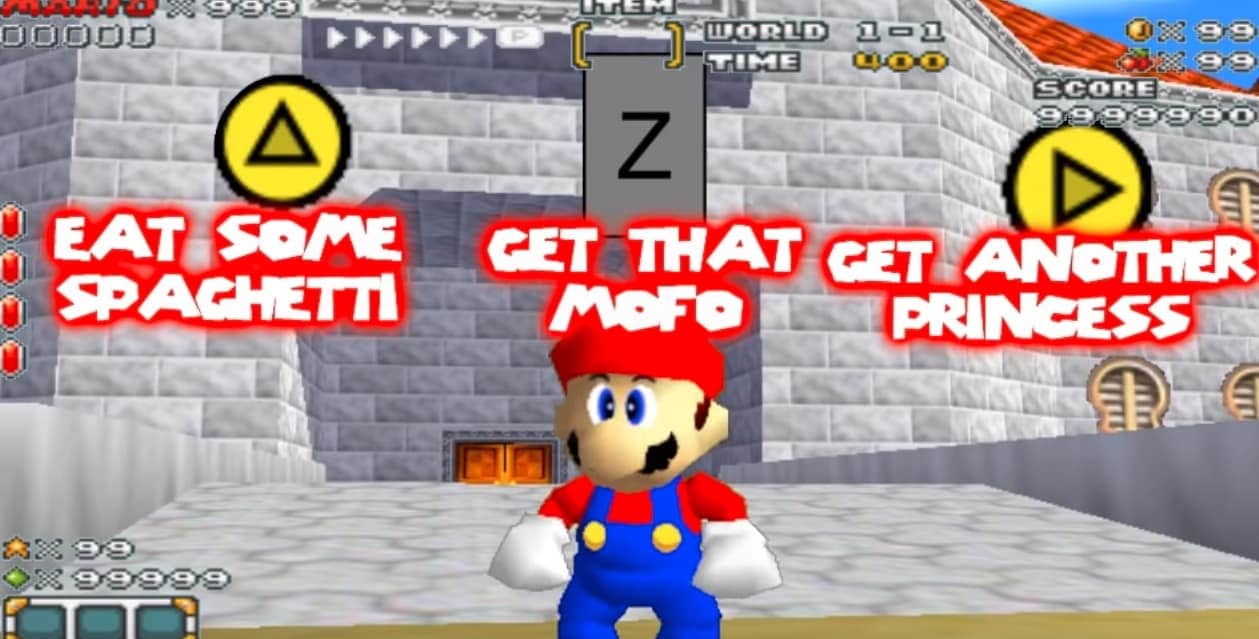interactive video Mario 