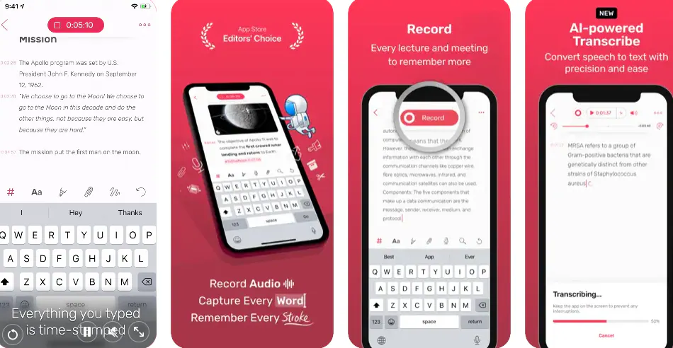 Noted best voice recorder app for iphone