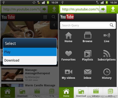 Downloader for Android  dentex's  Downloader for