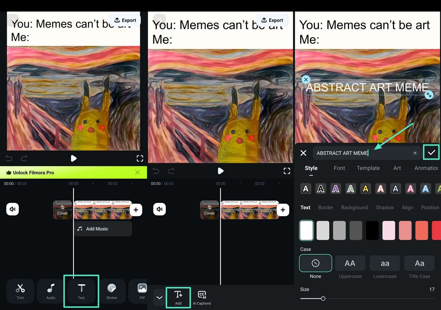 insert text captions abstract meme