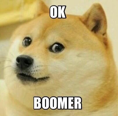 ok boomer abstract meme template