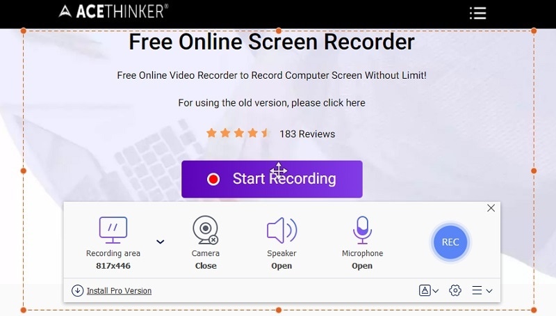 acethinker screen recorder