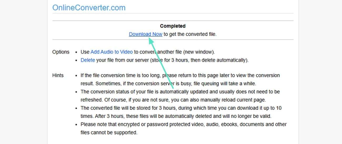 appuyer sur télécharger maintenant pour enregistrer