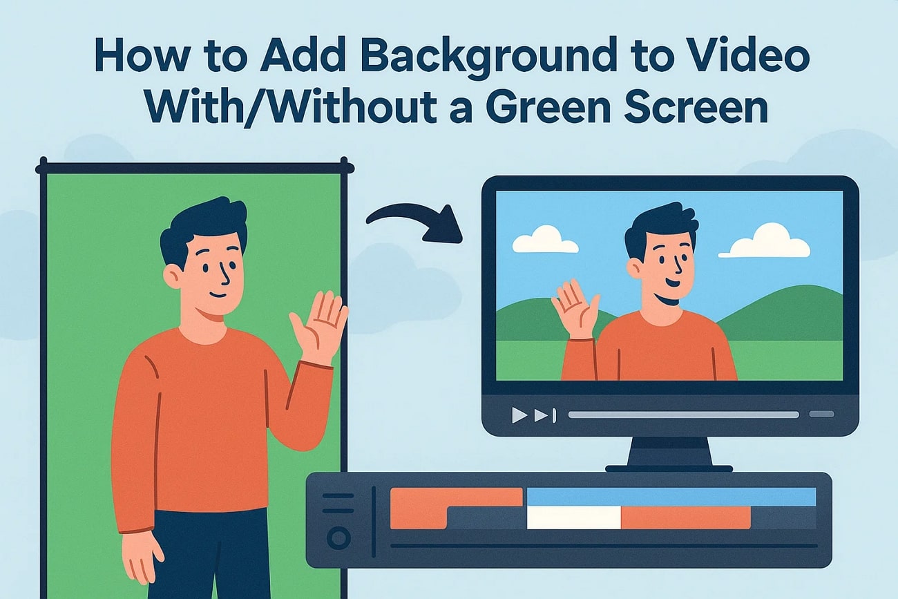 how to add background to video guide