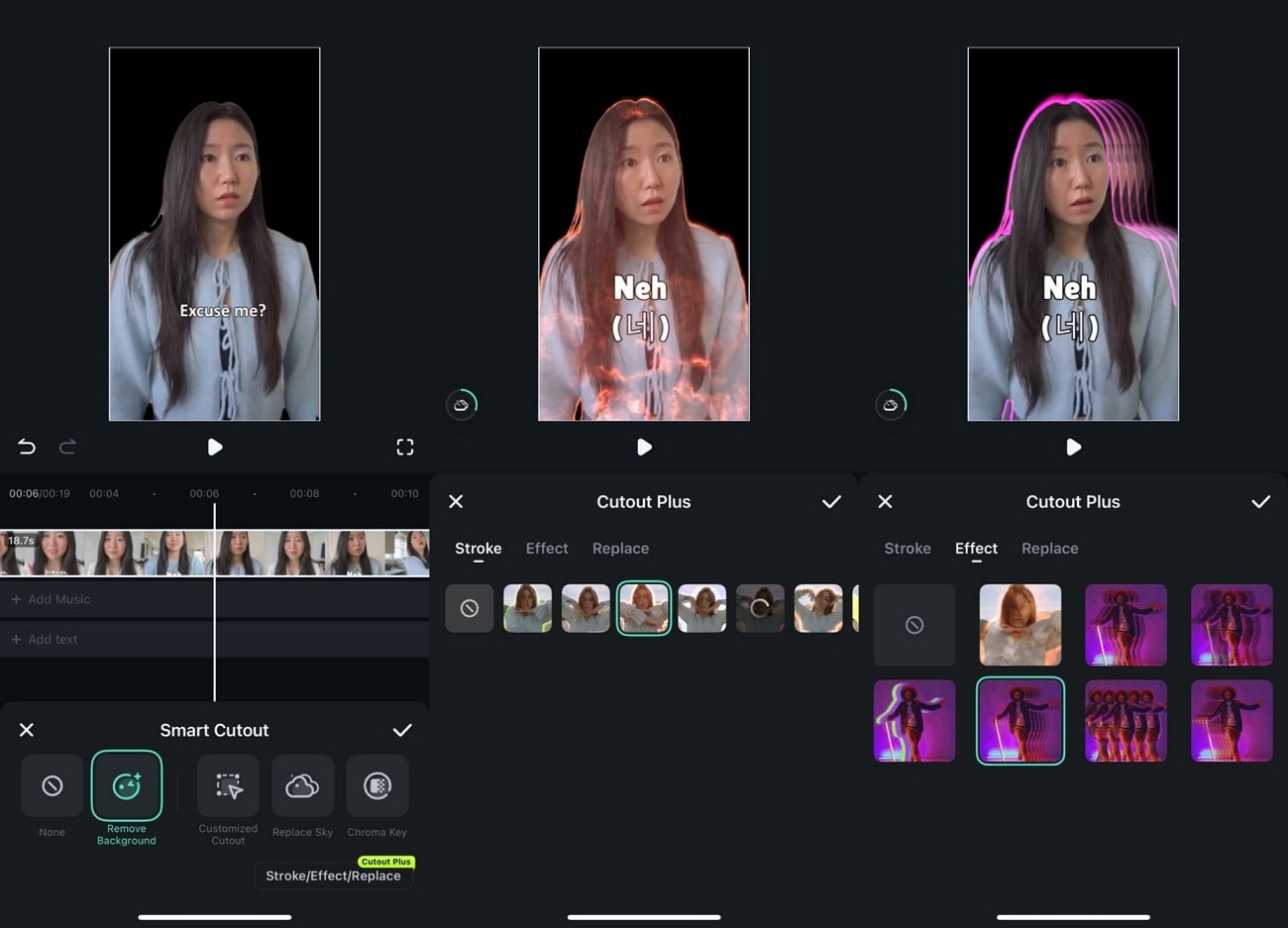 apply strokes and effects