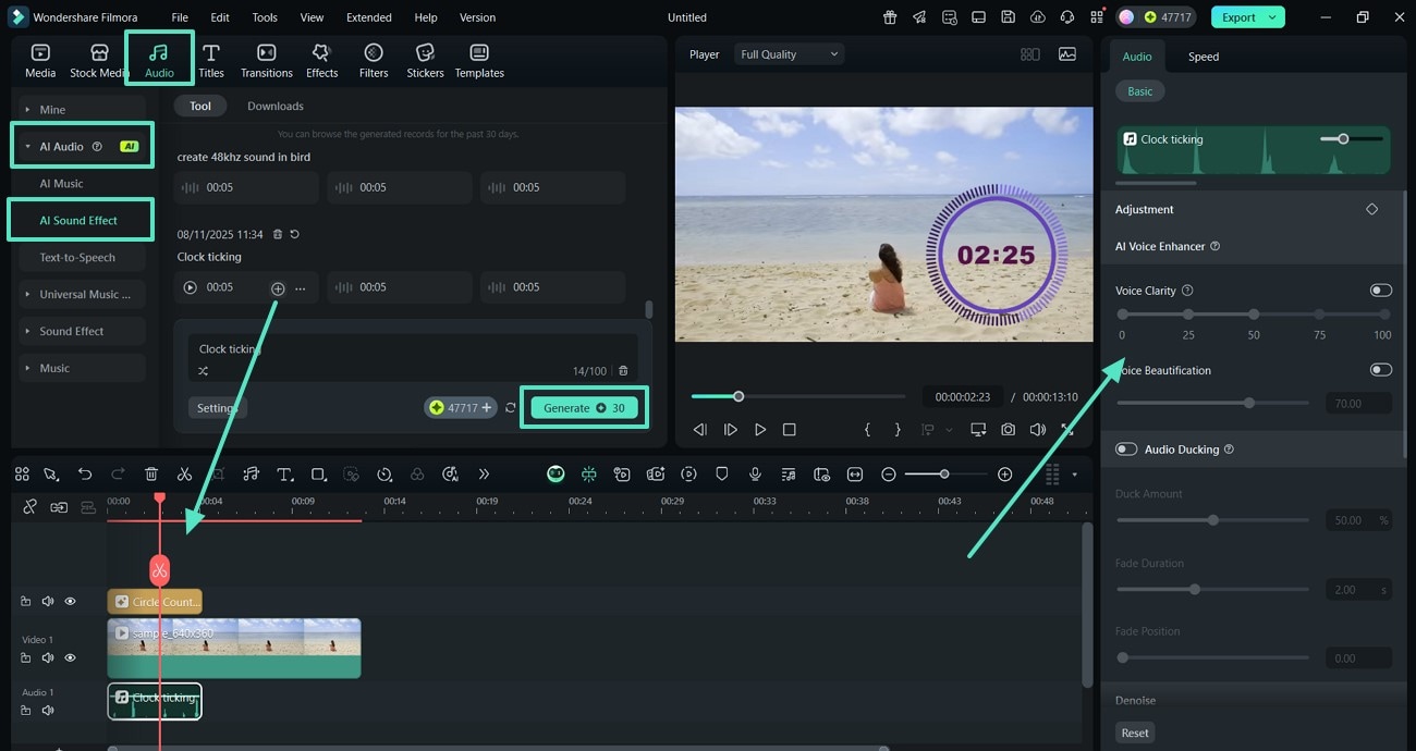 generate ai sound effect