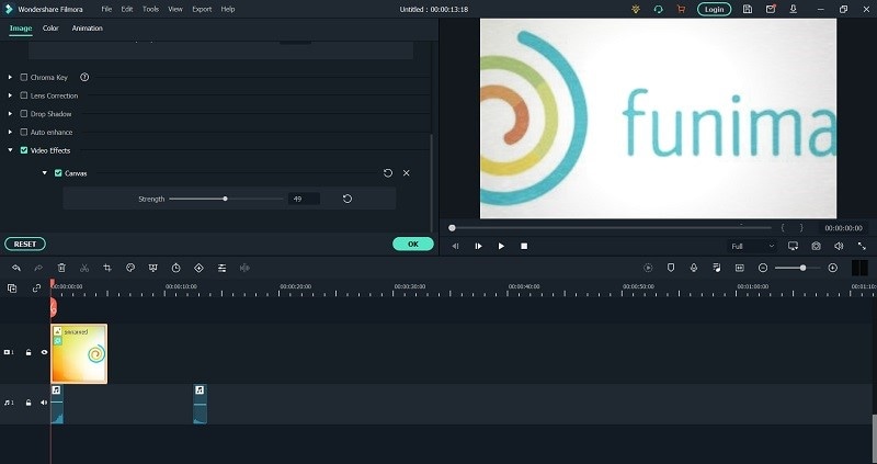 add effects to funimate video