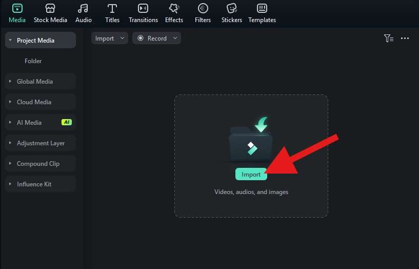 add emoji over photo filmora mobile