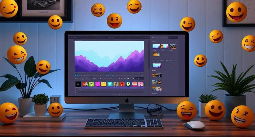 add emoji in filmora