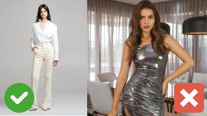 avoid using reflective clothes