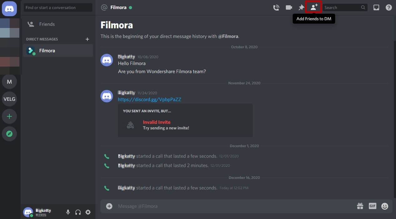 Discord Video Call with group 