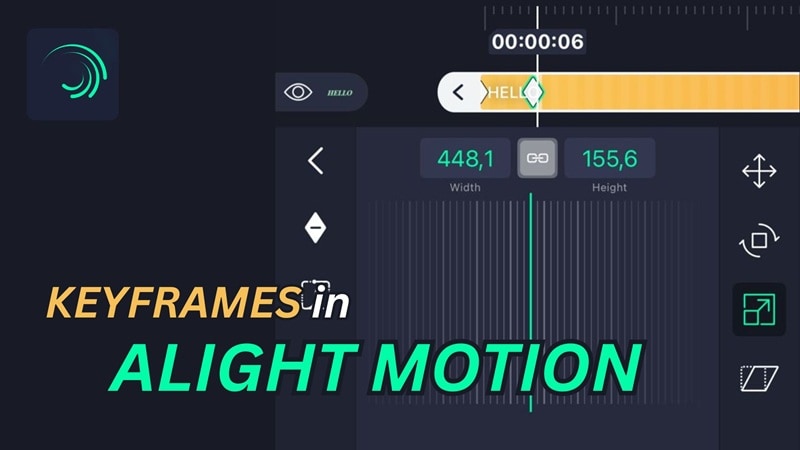 alight motion keyframes