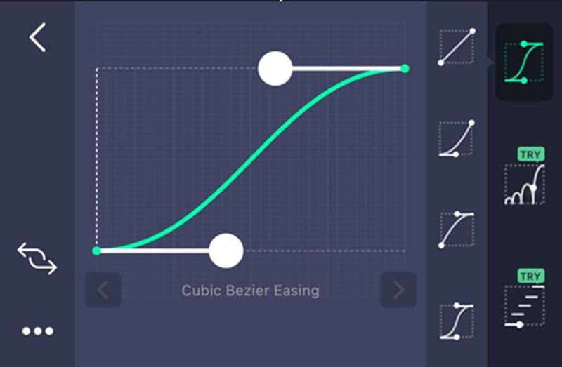 alight motion keyframe graph editor