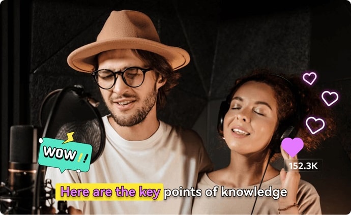 ai captions feature in filmora