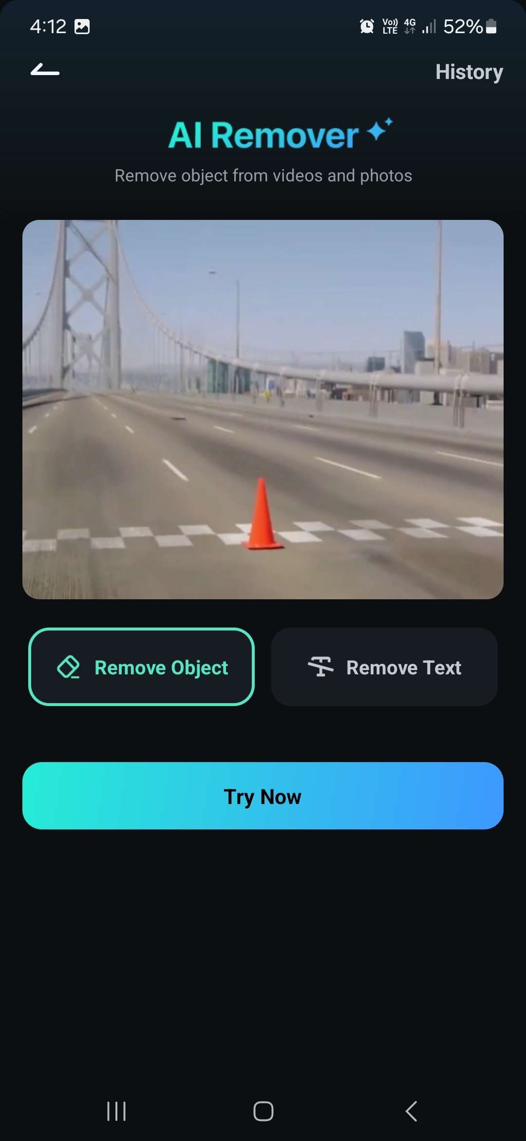 filmora mobile remove object