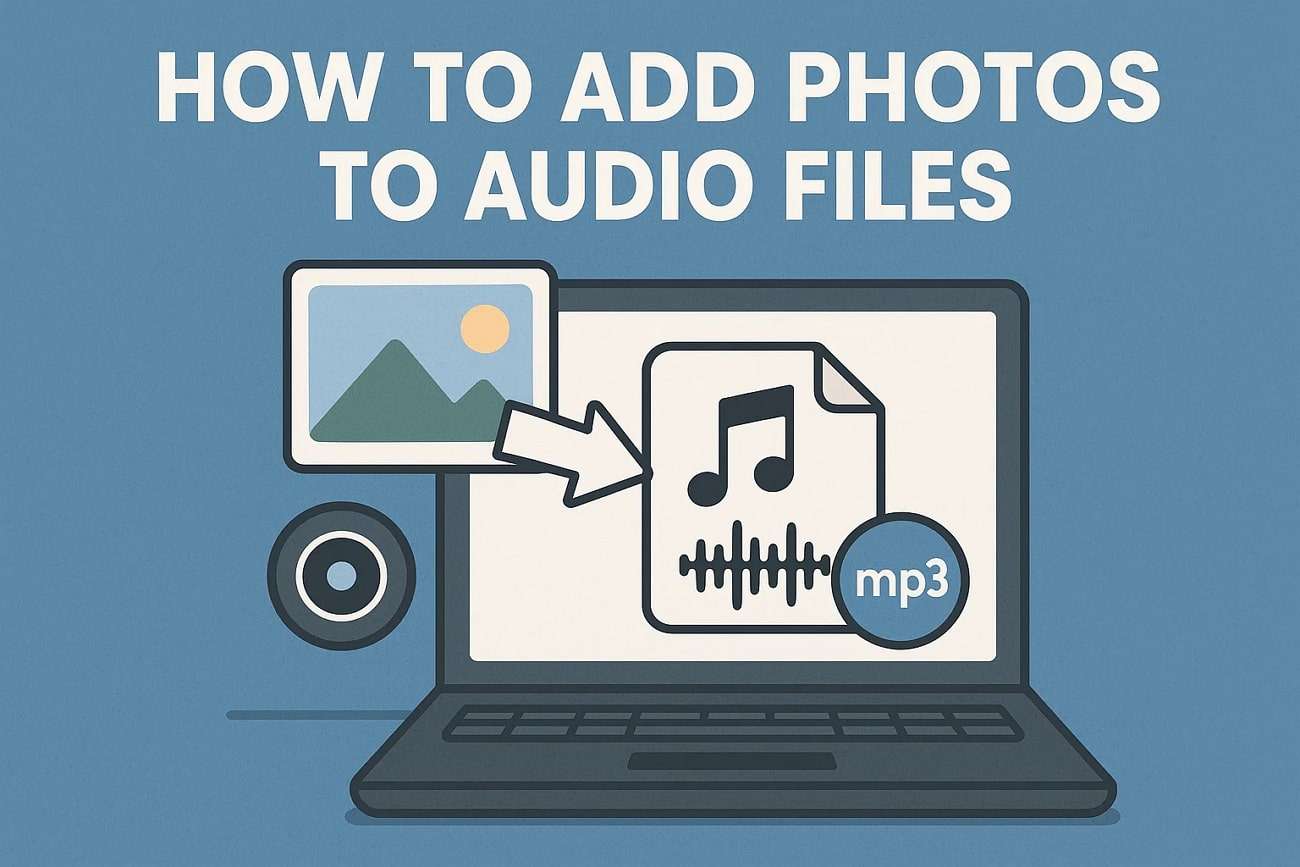 add images to audio files guide
