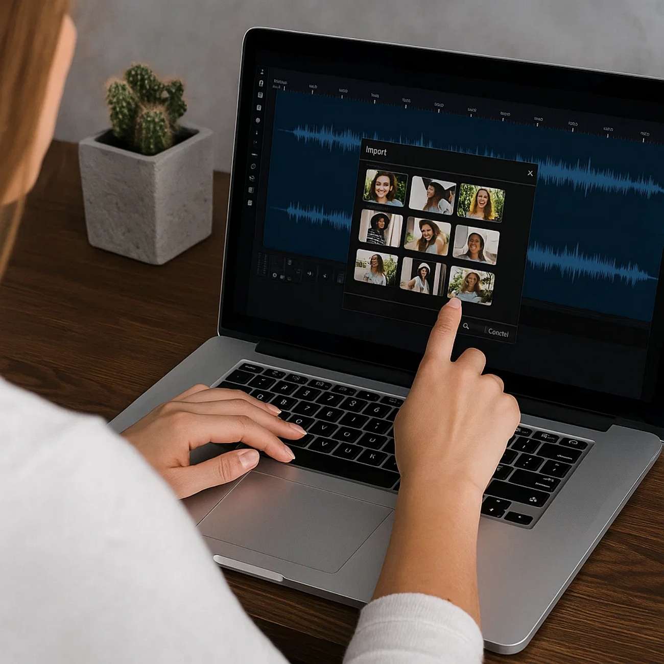 factors before adding images to audio