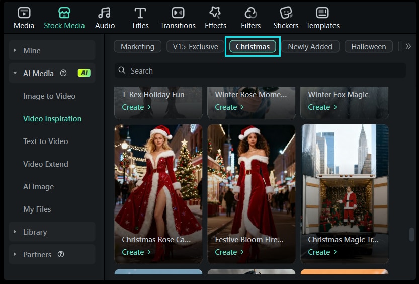 browse christmas templates