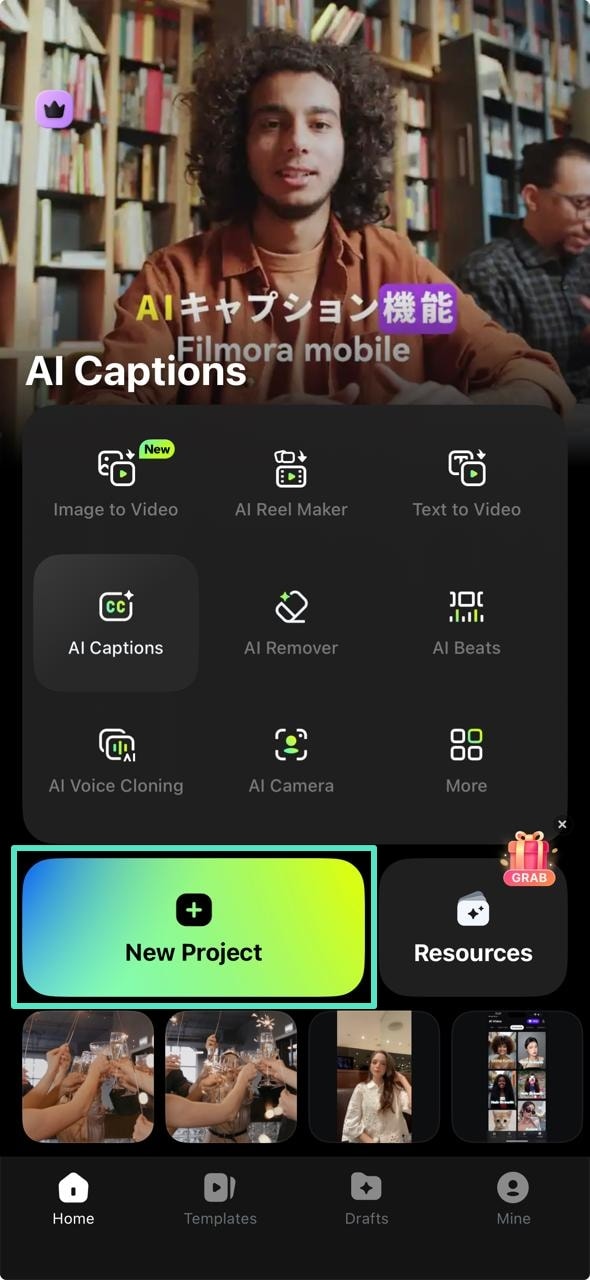 add video to filmora app