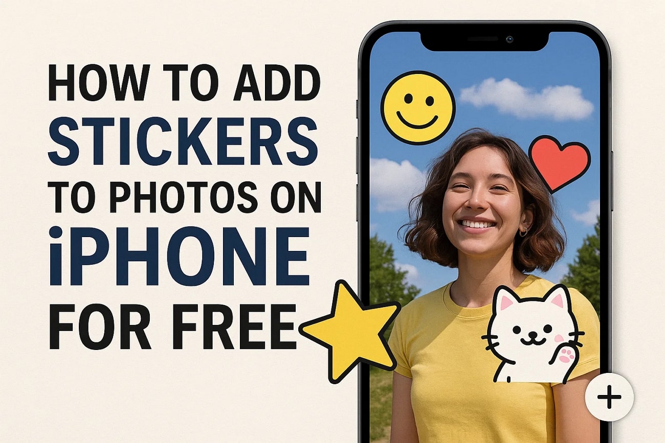 guide to add stickers to photos iphone