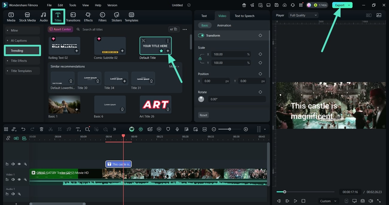 add subtitles manually in filmora