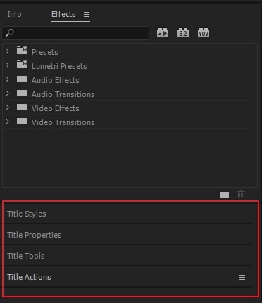how to add text in premiere