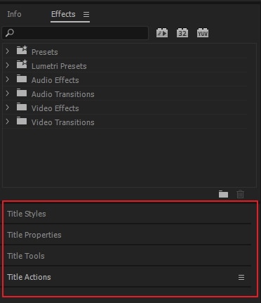 how to add text in adobe premiere