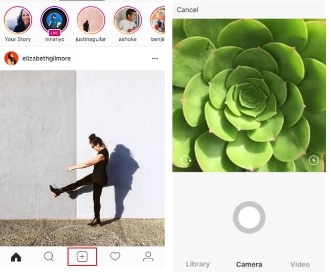 add video instagram