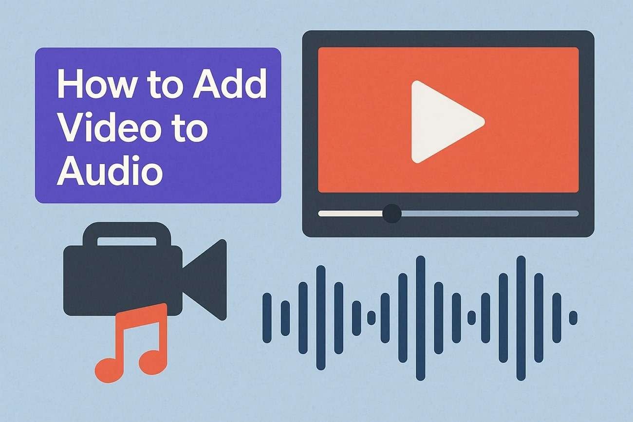 guide pour ajouter de la vidéo à l'audio
