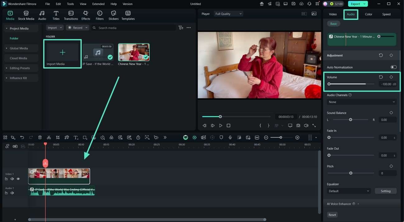 import audio video files