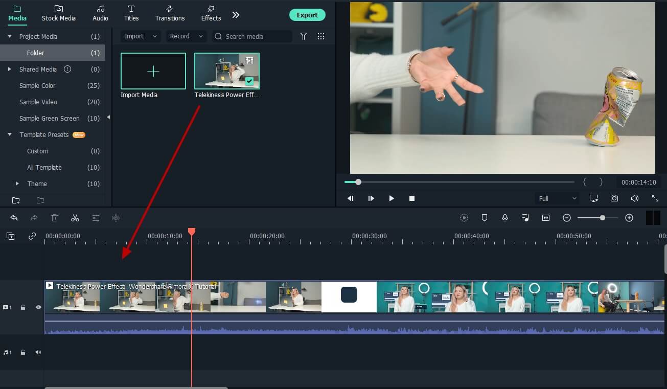add video to slow motion filmora video editor