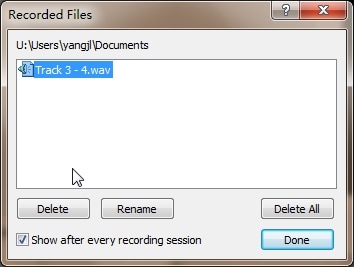  restart your recording process again 