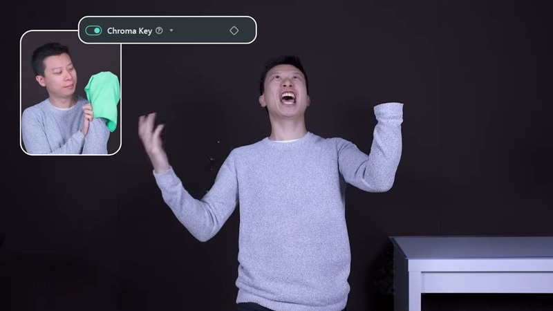 create vfx with filmora chroma key