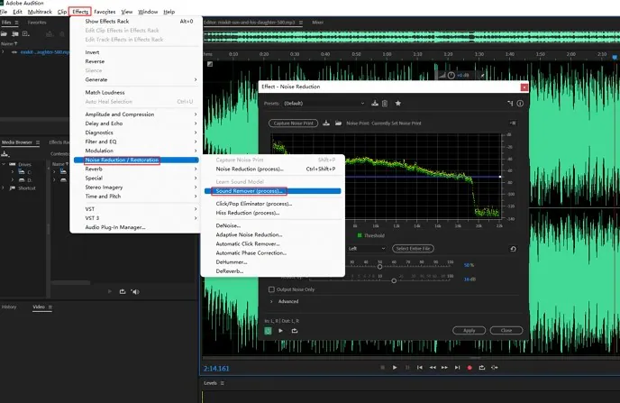 choose noise reduction