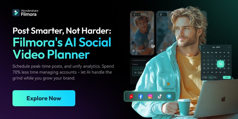 Social Media Planner in Filmora