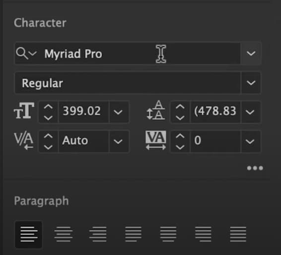 change font illustrator