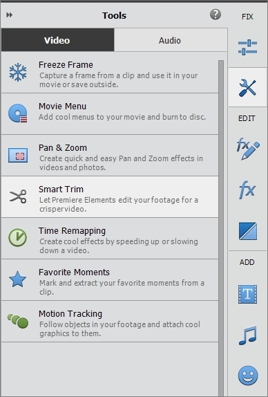 Adobe Premiere Elements Motion Track