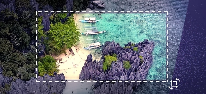 adobe rush cropping feature