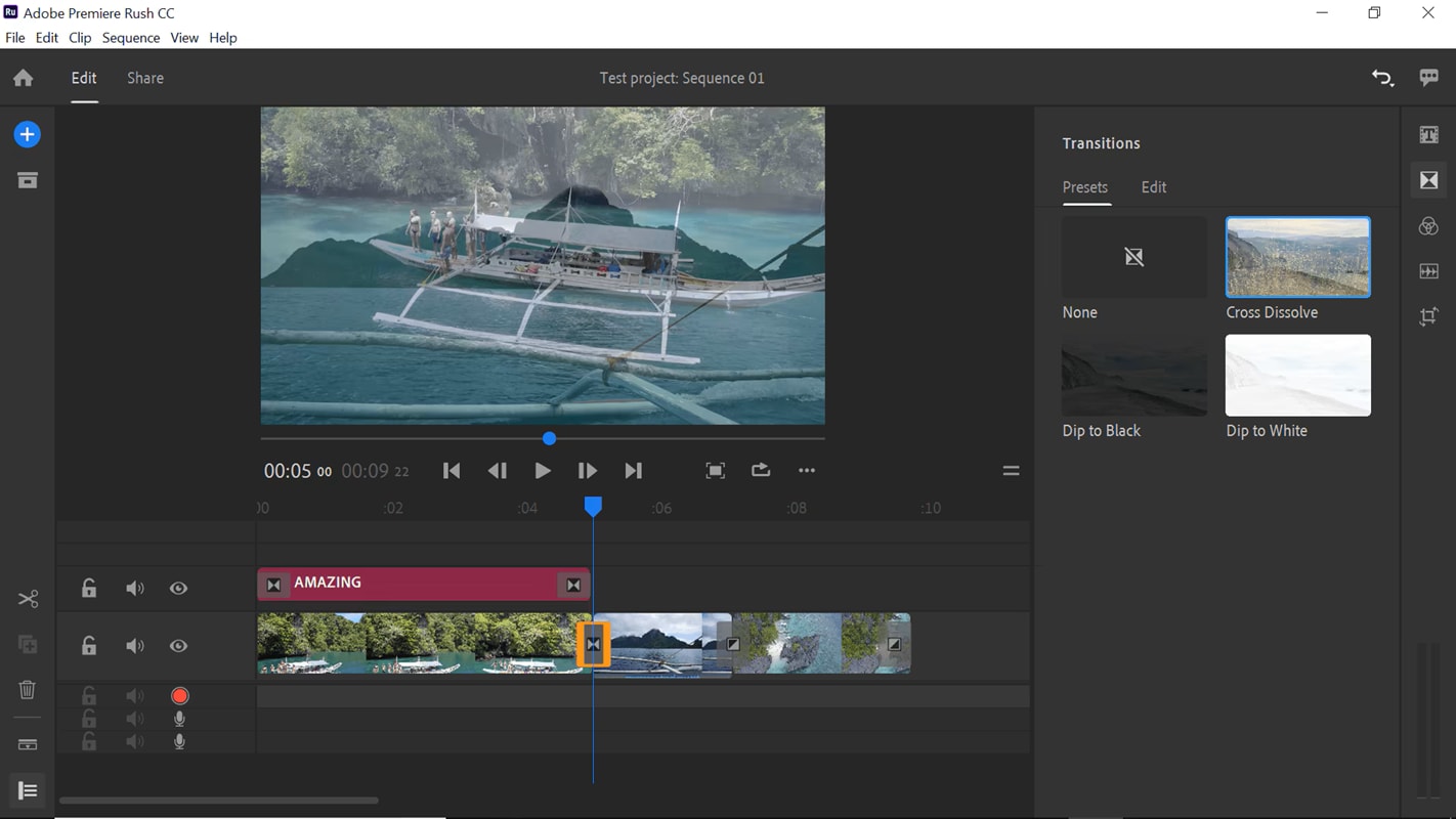 apply filter for your clips adobe rush