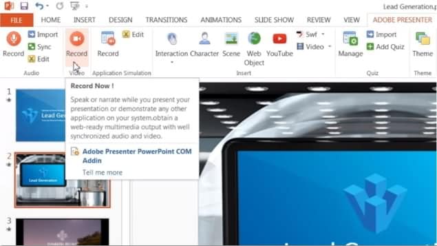 Adobe Presenter Screen Recorder