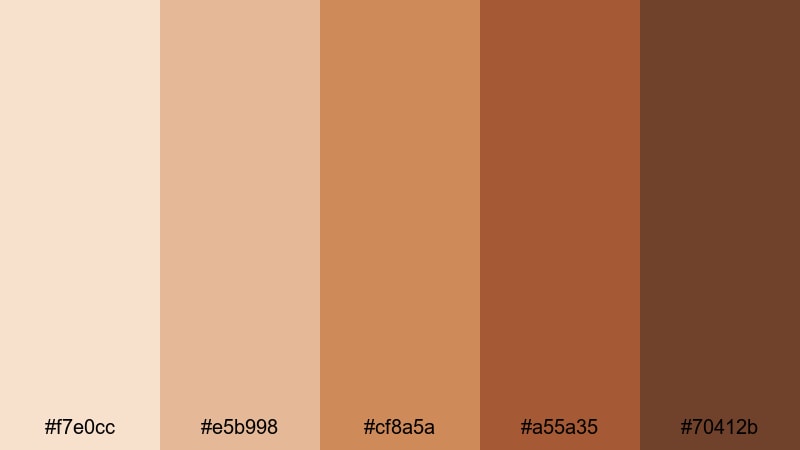 adobe village tones desert color palette with hex codes